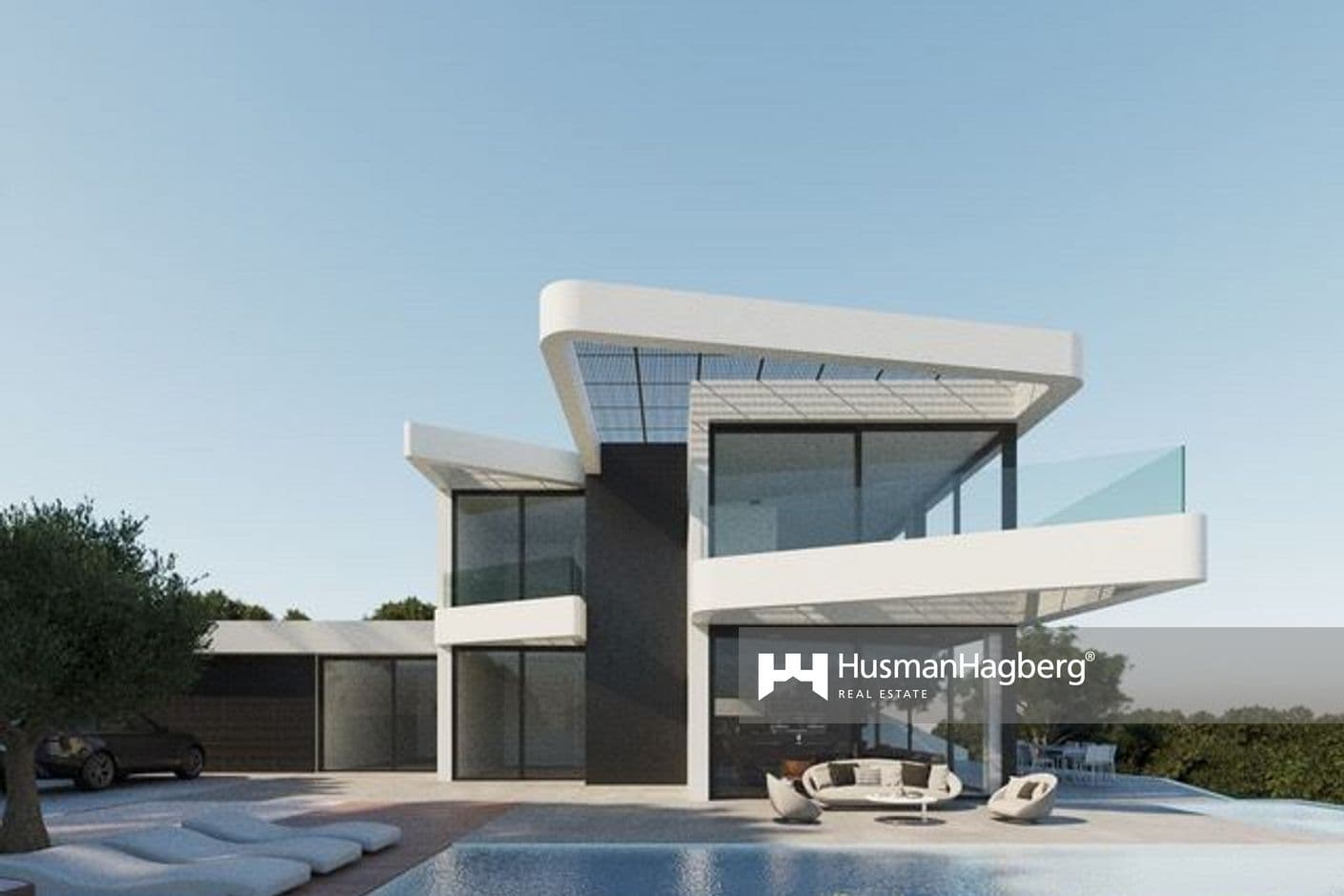 Spektakulär ny villa med havsutsikt i Altea