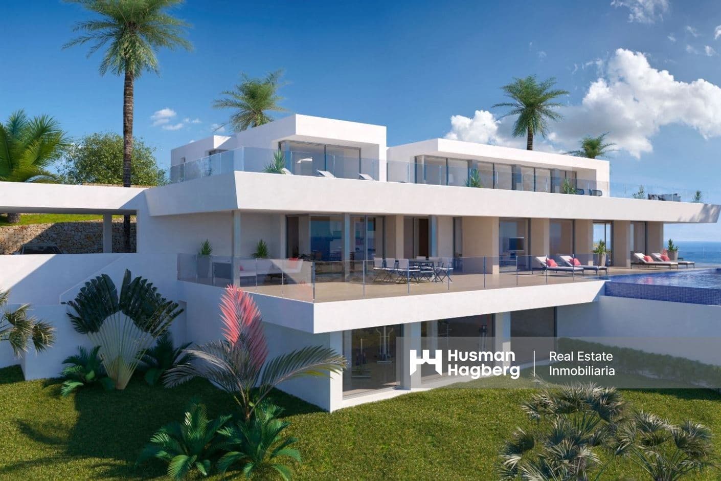 Modern lyxvilla med spektakulär utsikt