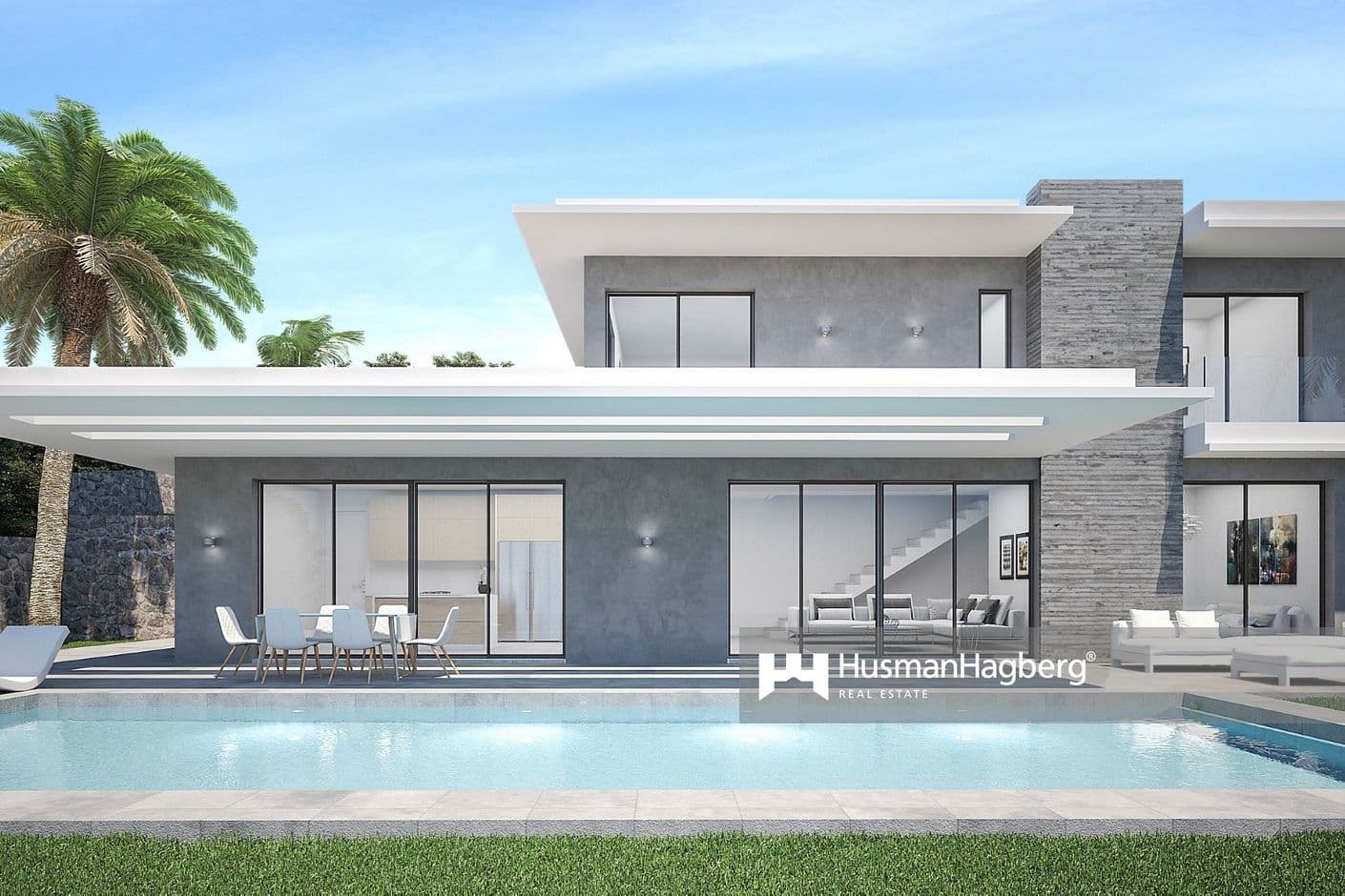 Nyproducerad designvilla i Javea