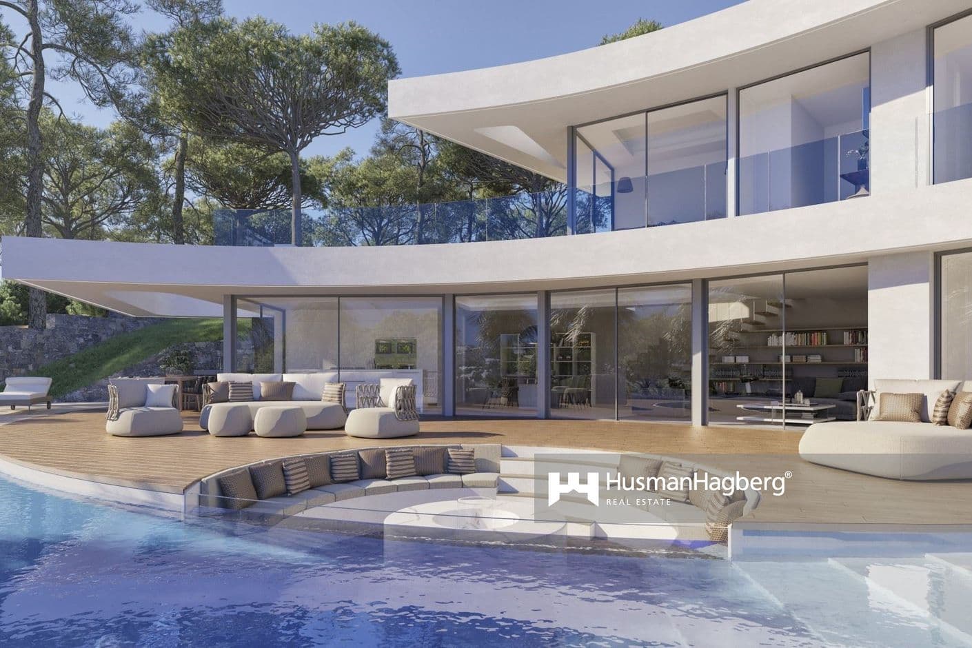  Exklusiv designvilla med utsikt i Javea