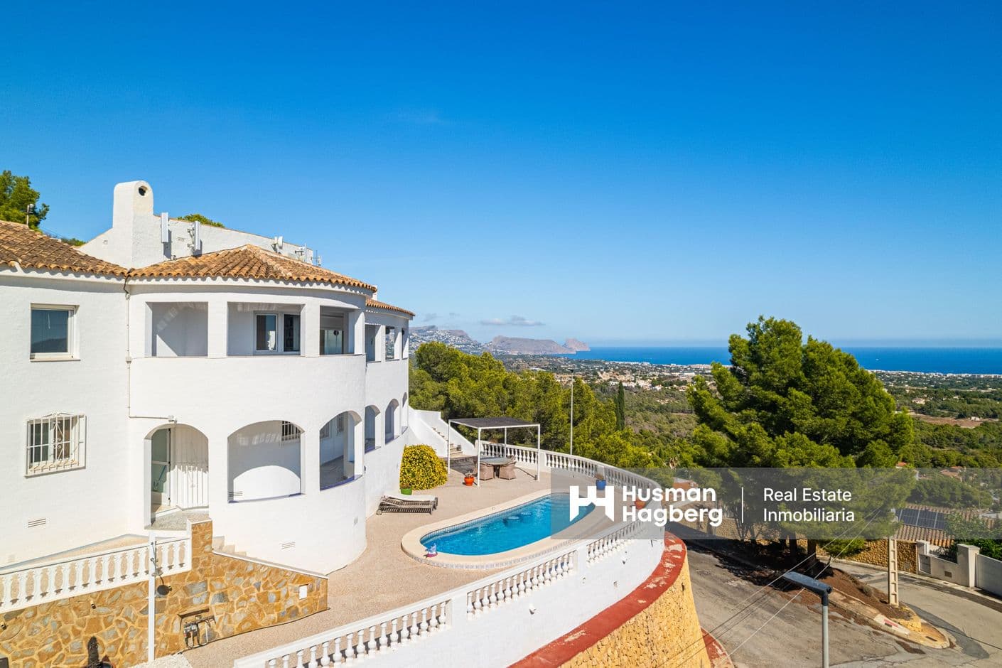 Exceptionell villa med panoramisk havsutsikt