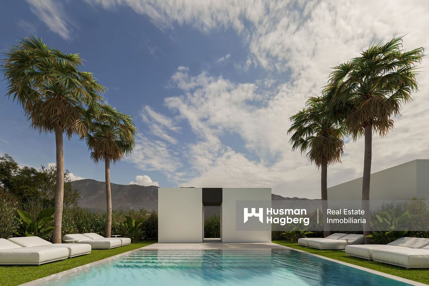 Nybyggda fristående villor med ett sovrum