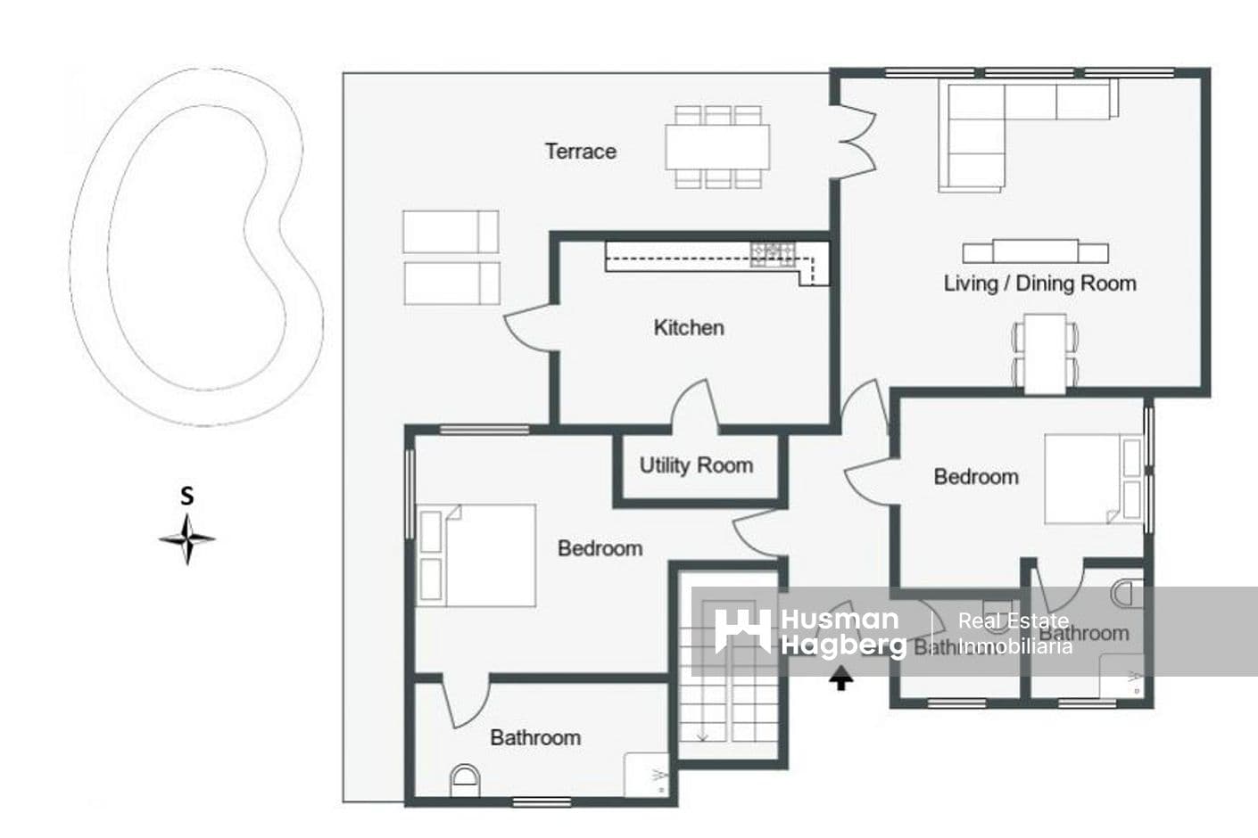 Elegant villa med panoramautsikt