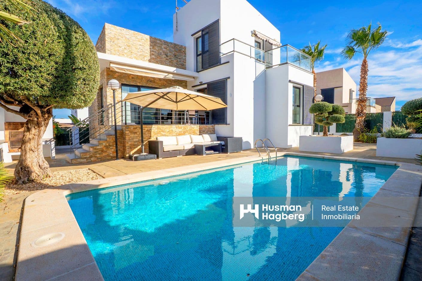 Villa i Polop med privat pool och bergsutsikt