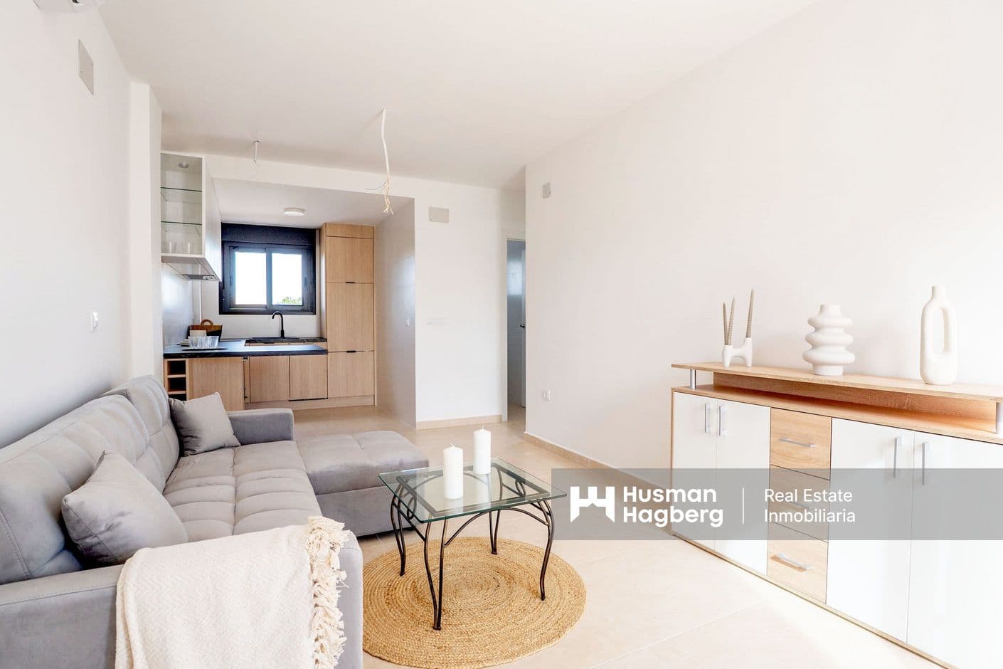 Parhus 300 m från stranden i Oliva Nova