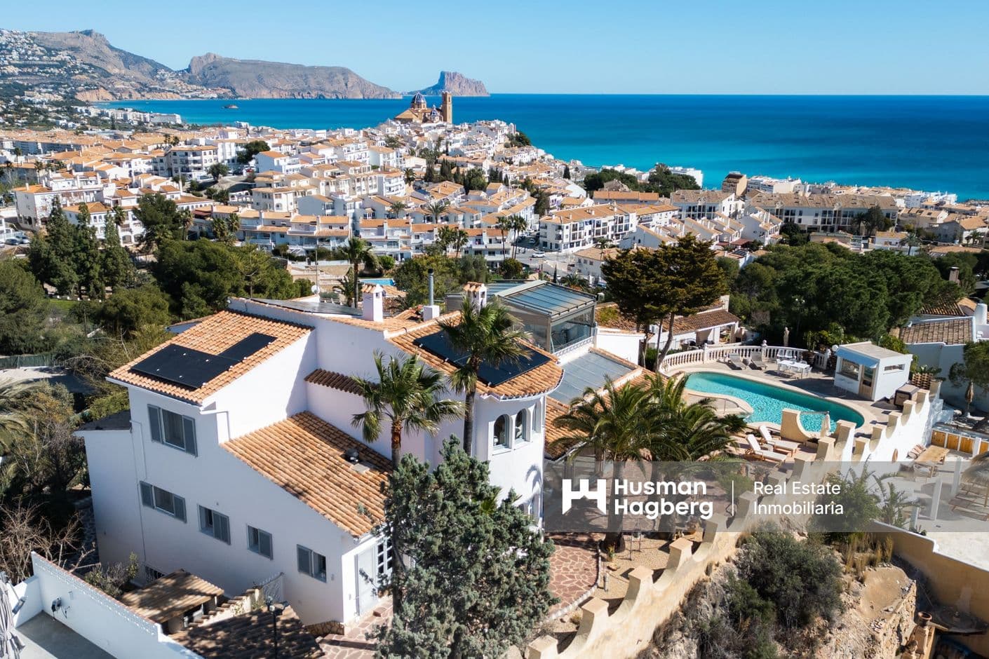 Villa med havsutsikt gångavstånd Altea
