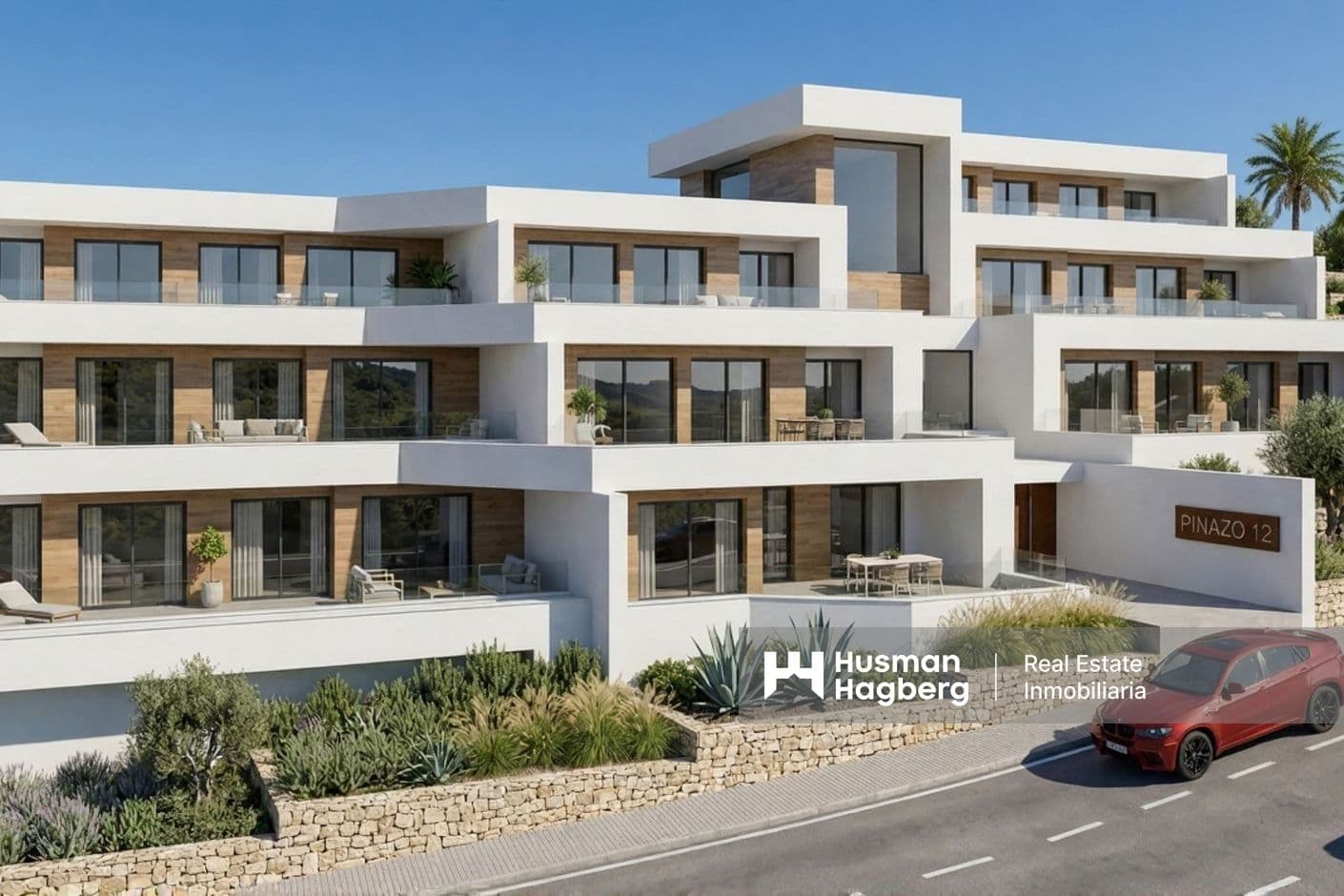 Moderna Lägenheter med Rymliga Terrasser