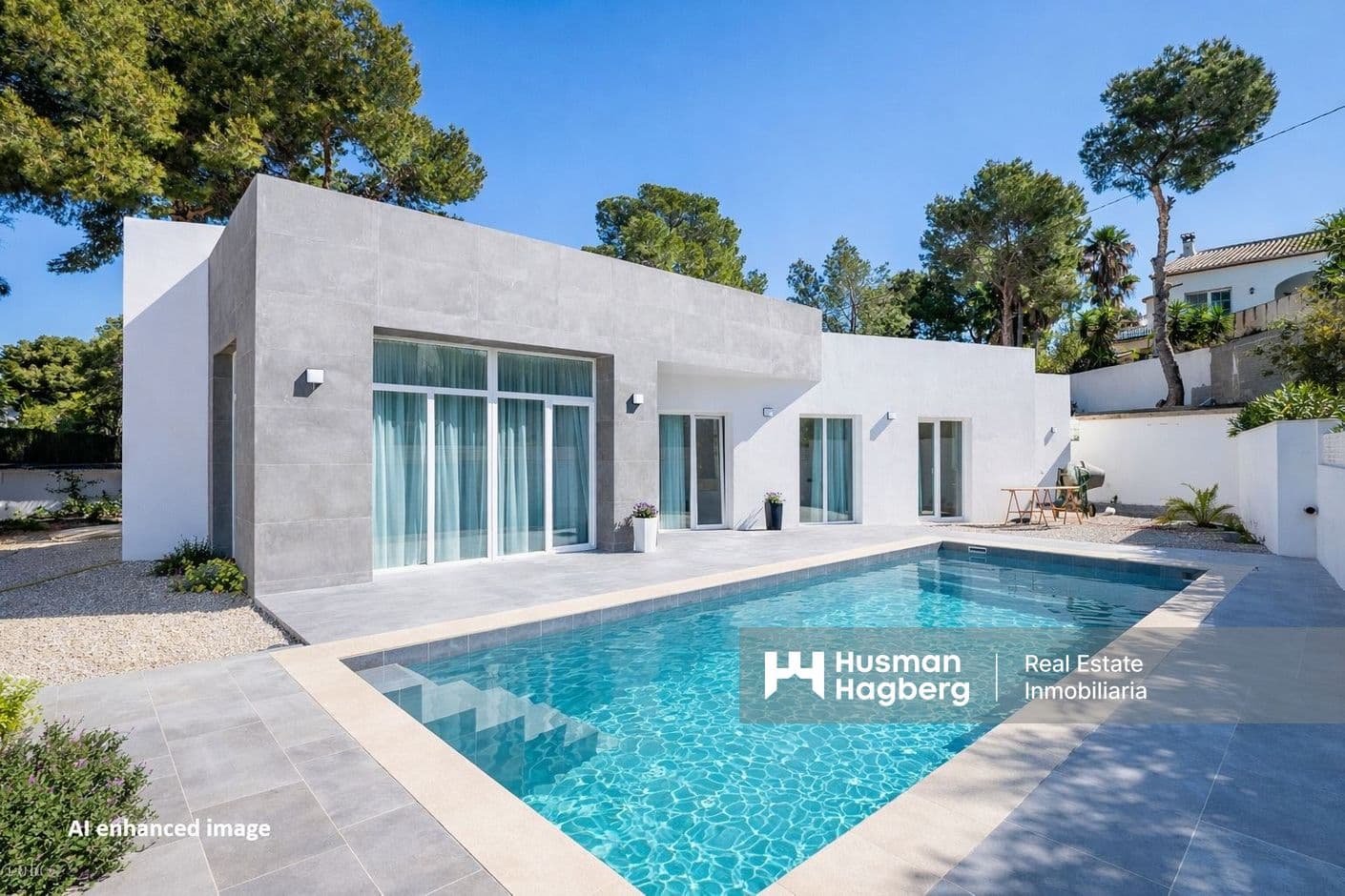 Renoverad Medelhavsvilla nära Havet