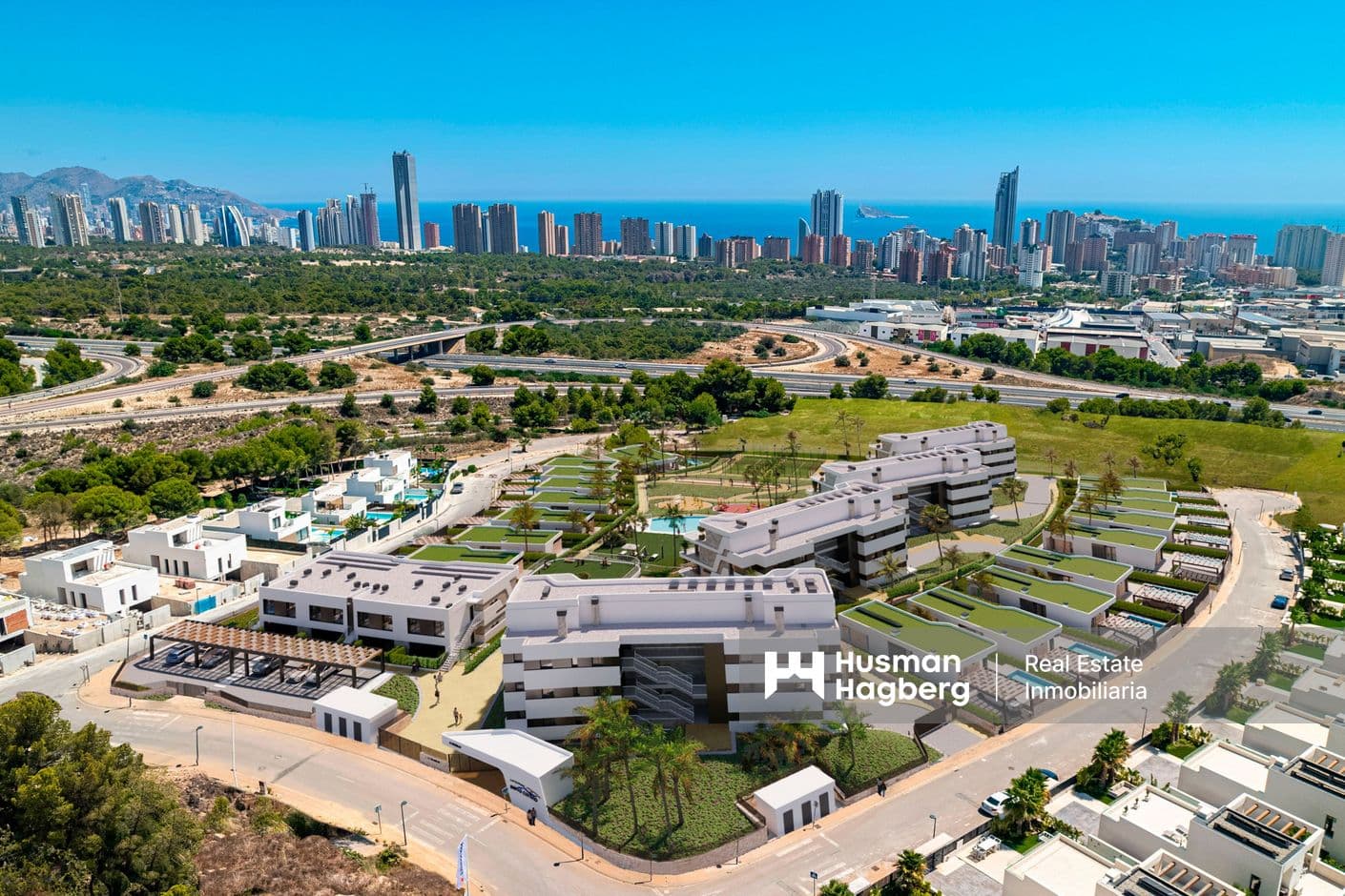 Newly built apartments with a view