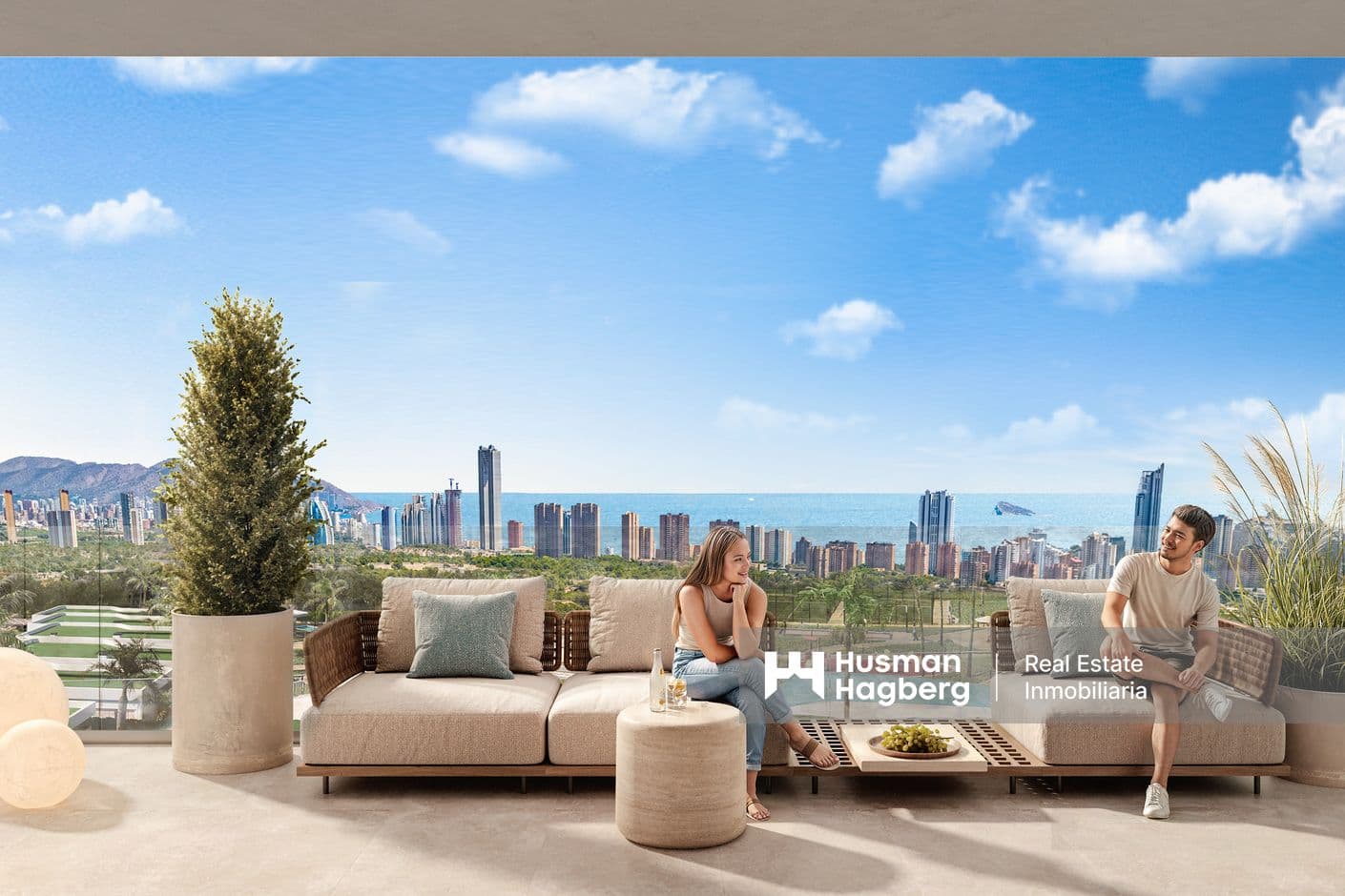 Newly built apartments with a view