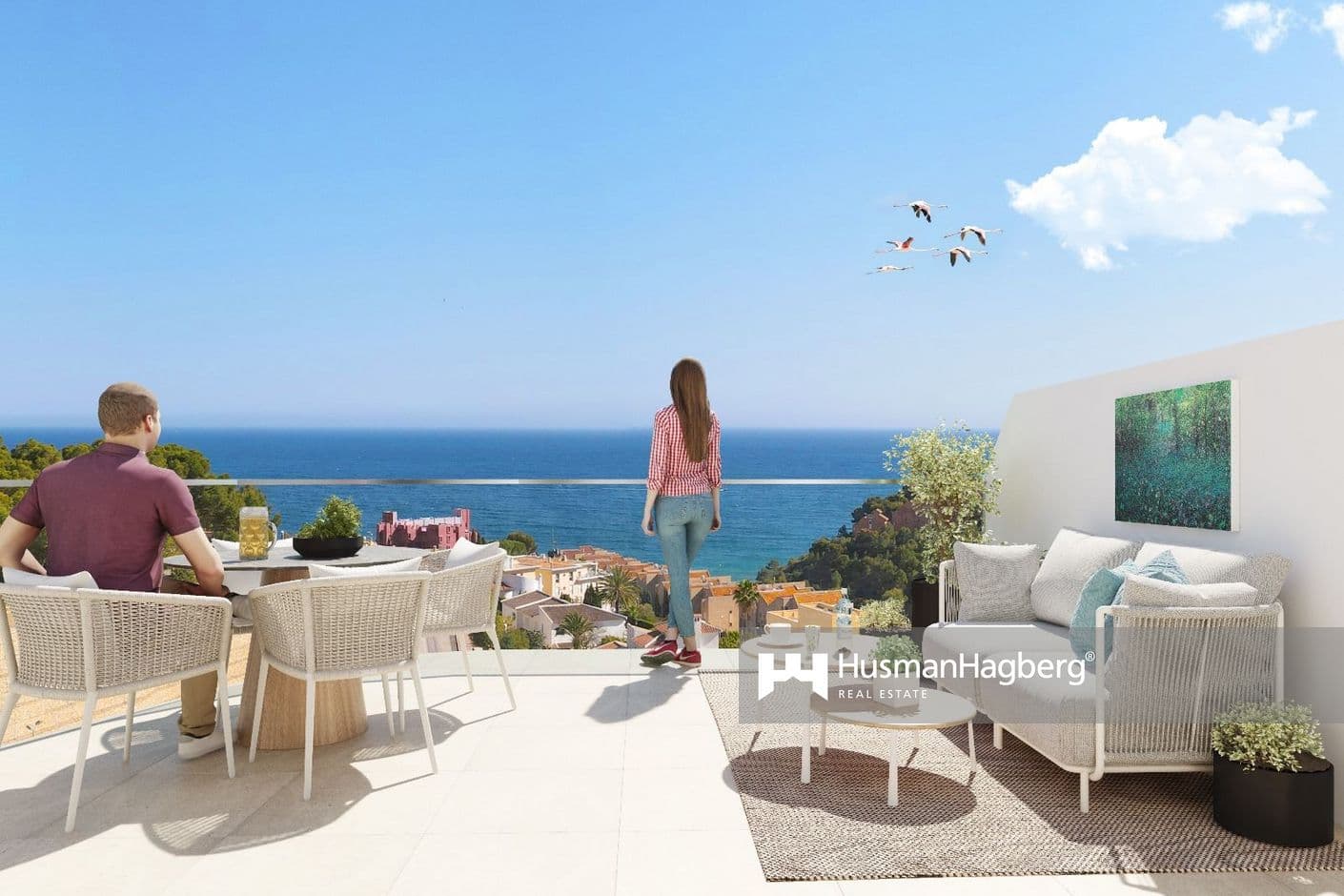 Nyproduktion med utsikt i centrala Calpe