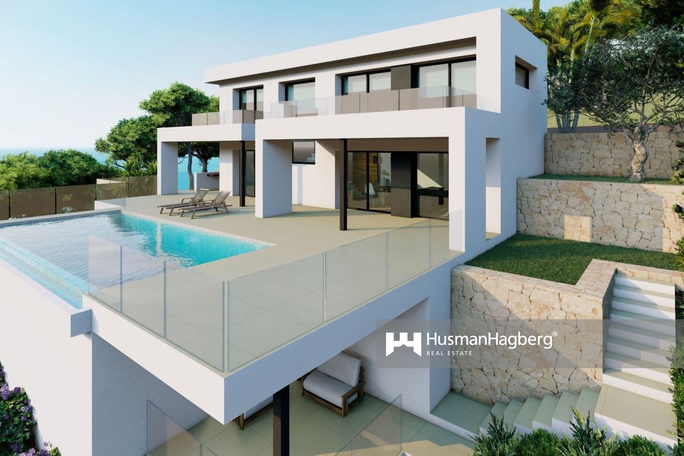 Vida interior y exterior con vistas al mar en Cumbre