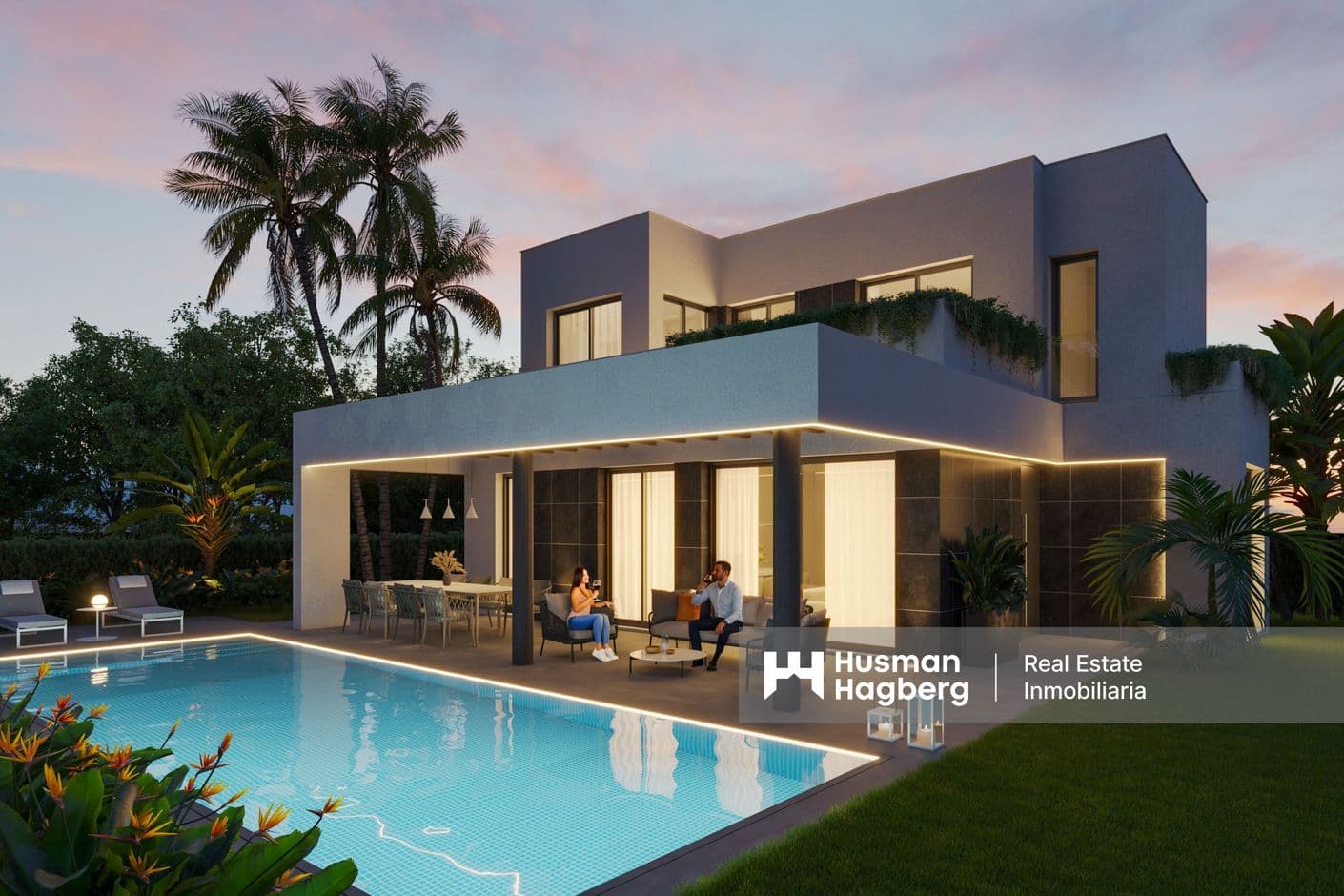 Newly built detached and modern villa