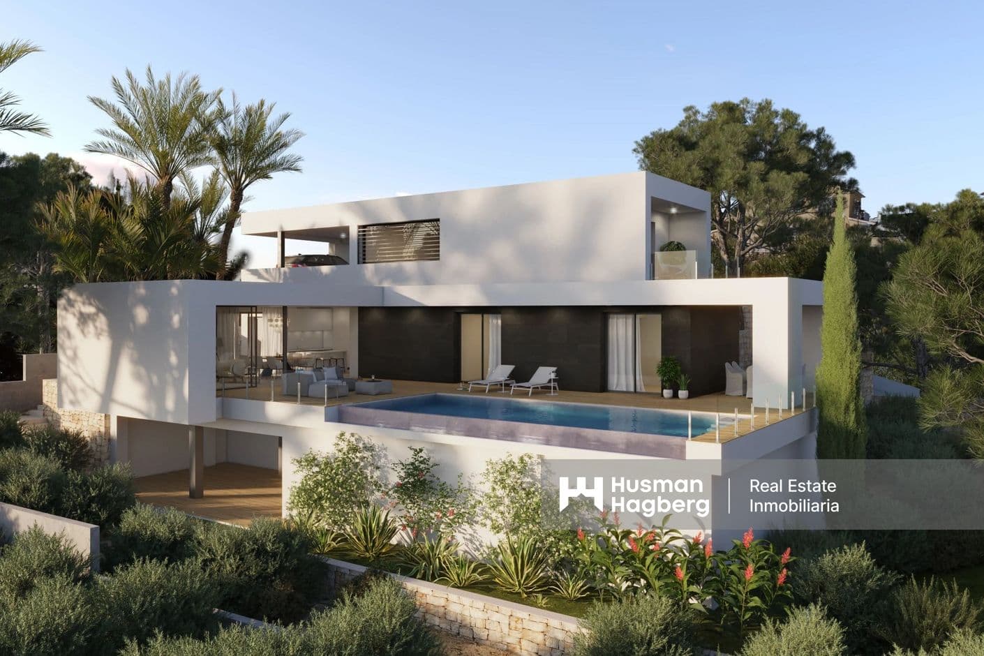Modern lyxvilla med fantastisk havsutsikt