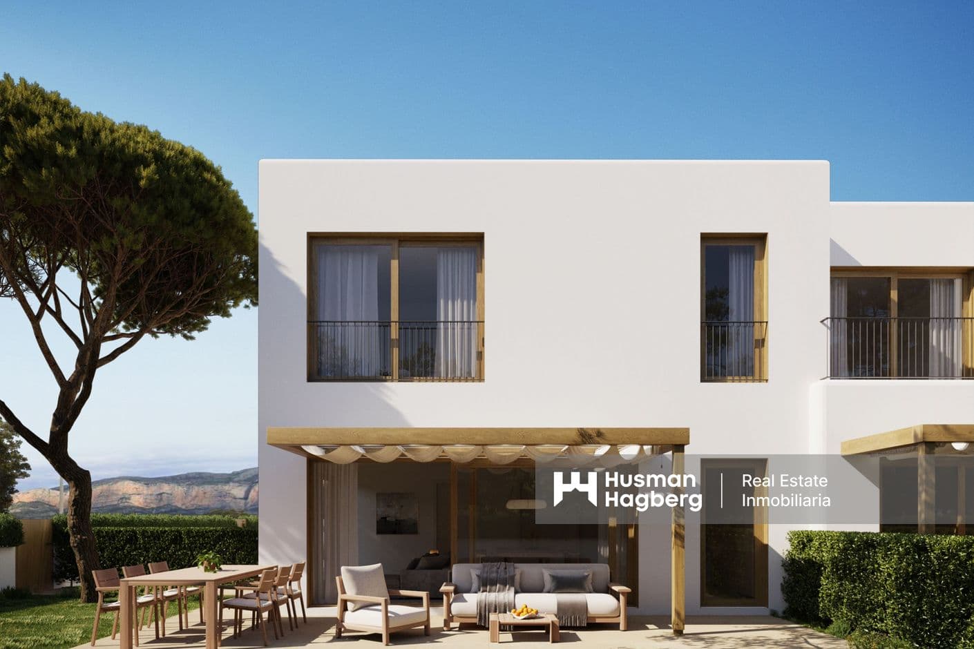 Newly built 3 bedroom townhouses in Gata de Gorgos