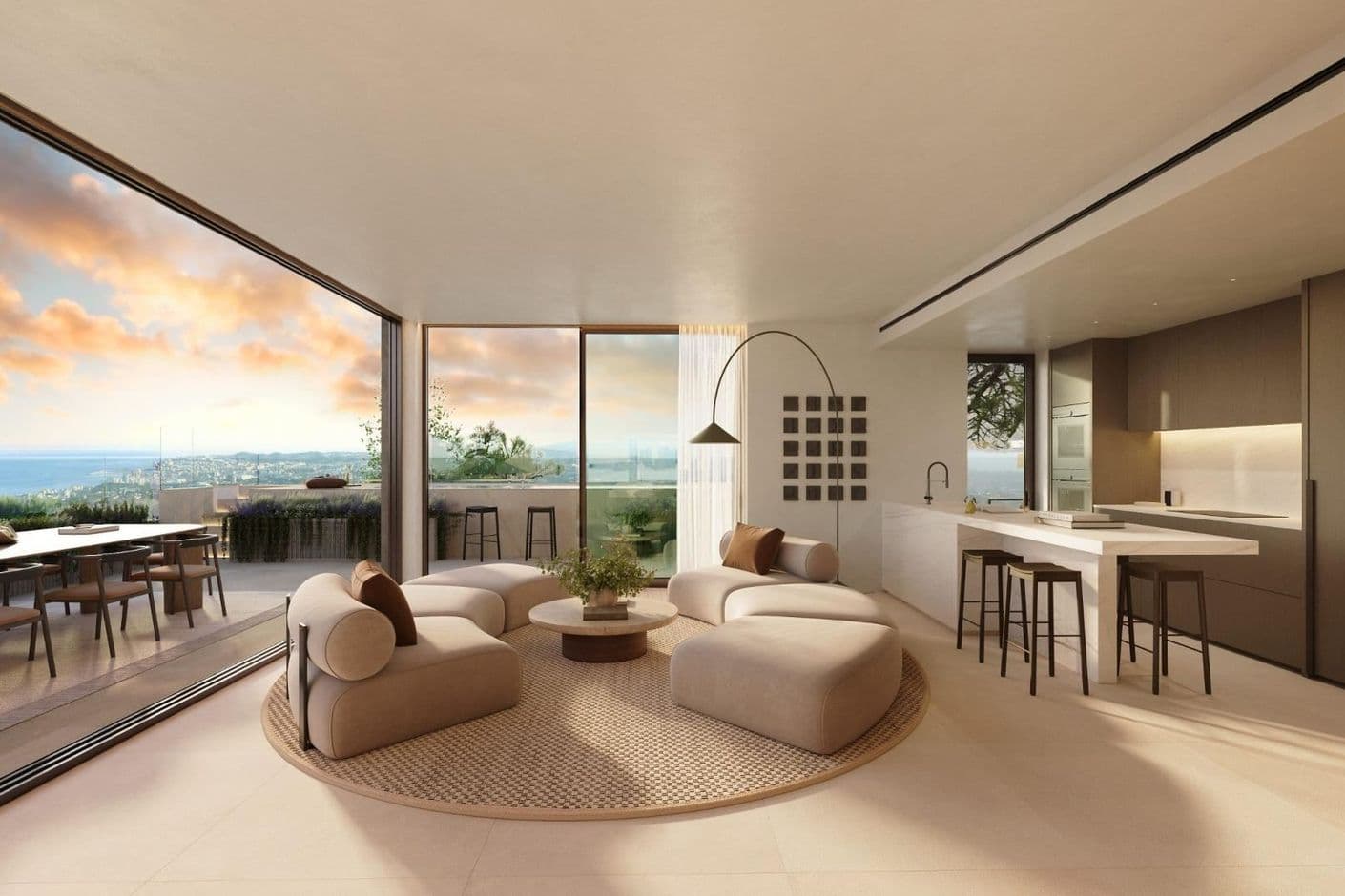 Lägenhet med unik blandning av lyx, hållbarhet och medelhavslivsstil