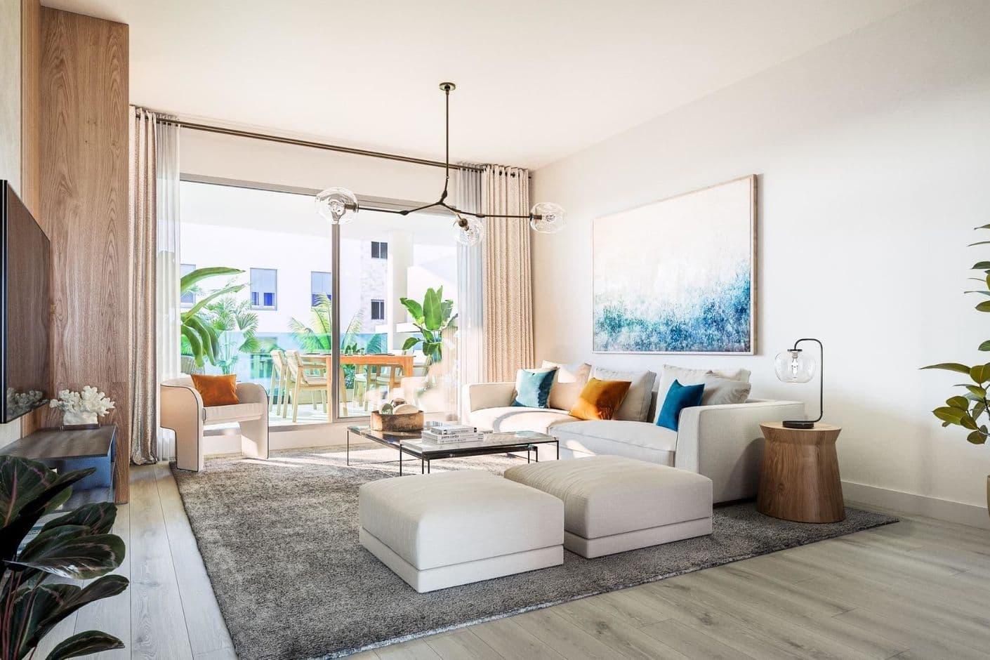 Apartamento de 3 habitaciones en el creciente complejo Las Lagunas
