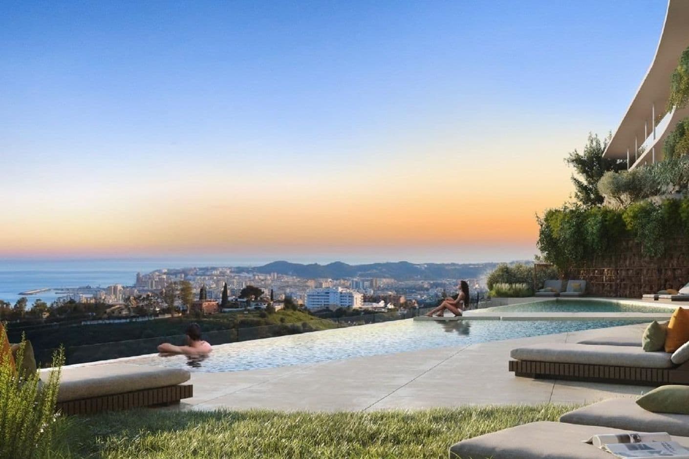 Härlig utsikt och egen uteplats