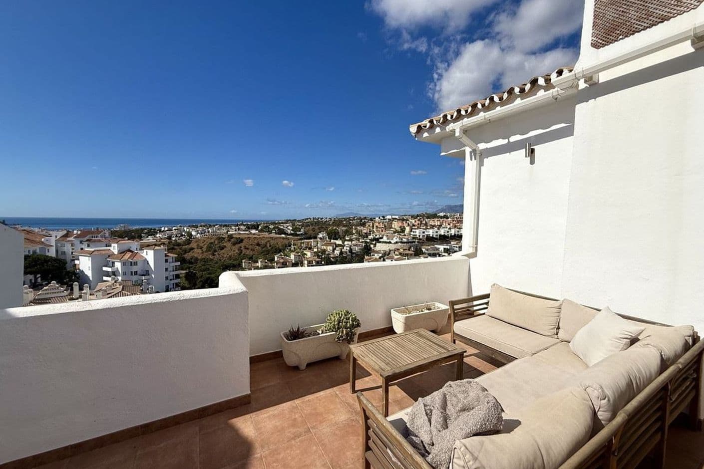 Penthouse med stor terrass i Riviera del Sol