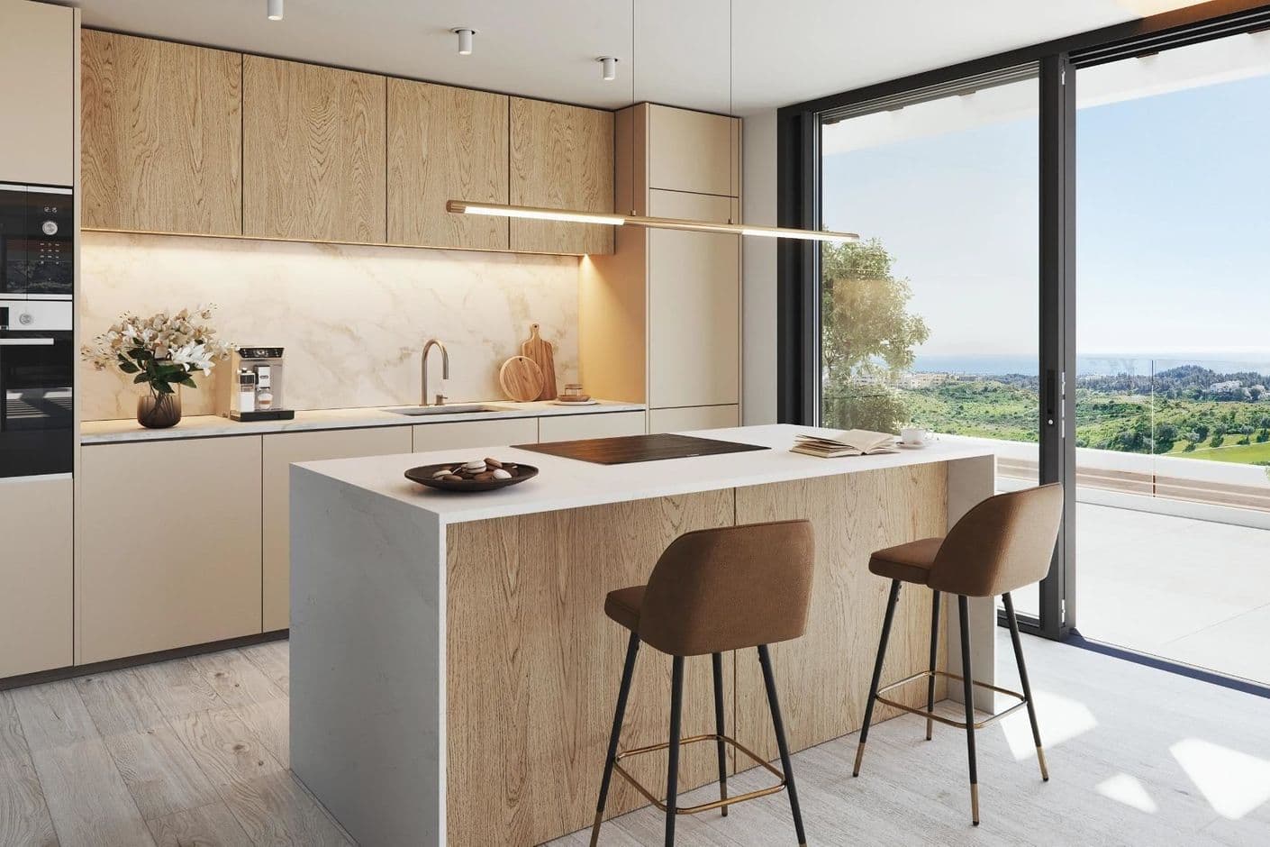 Allt du behöver i ett område med resortkänsla och havsutsikt