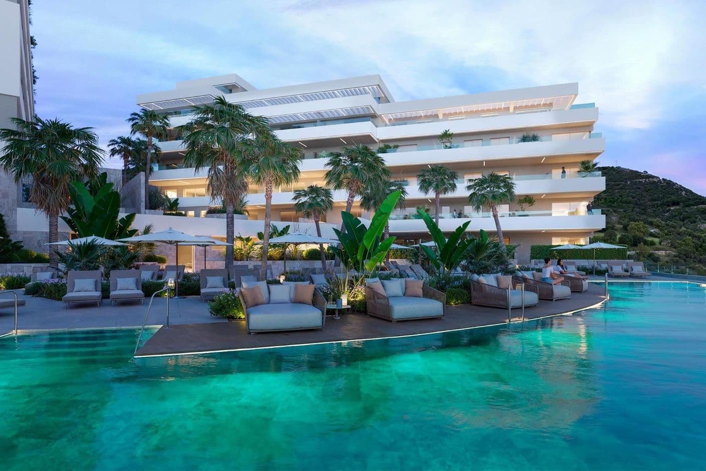 Lägenhet i övre Riviera del sol