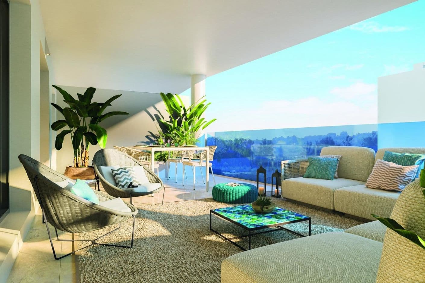 Modern lägenhet i tryggt gated community