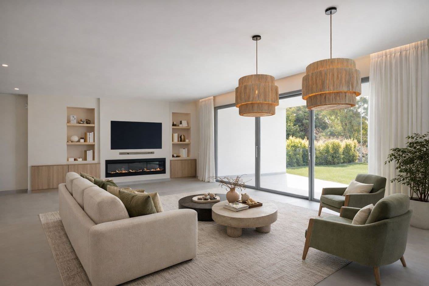 Nybyggd villa i bästa läge nära strand, golf och stad