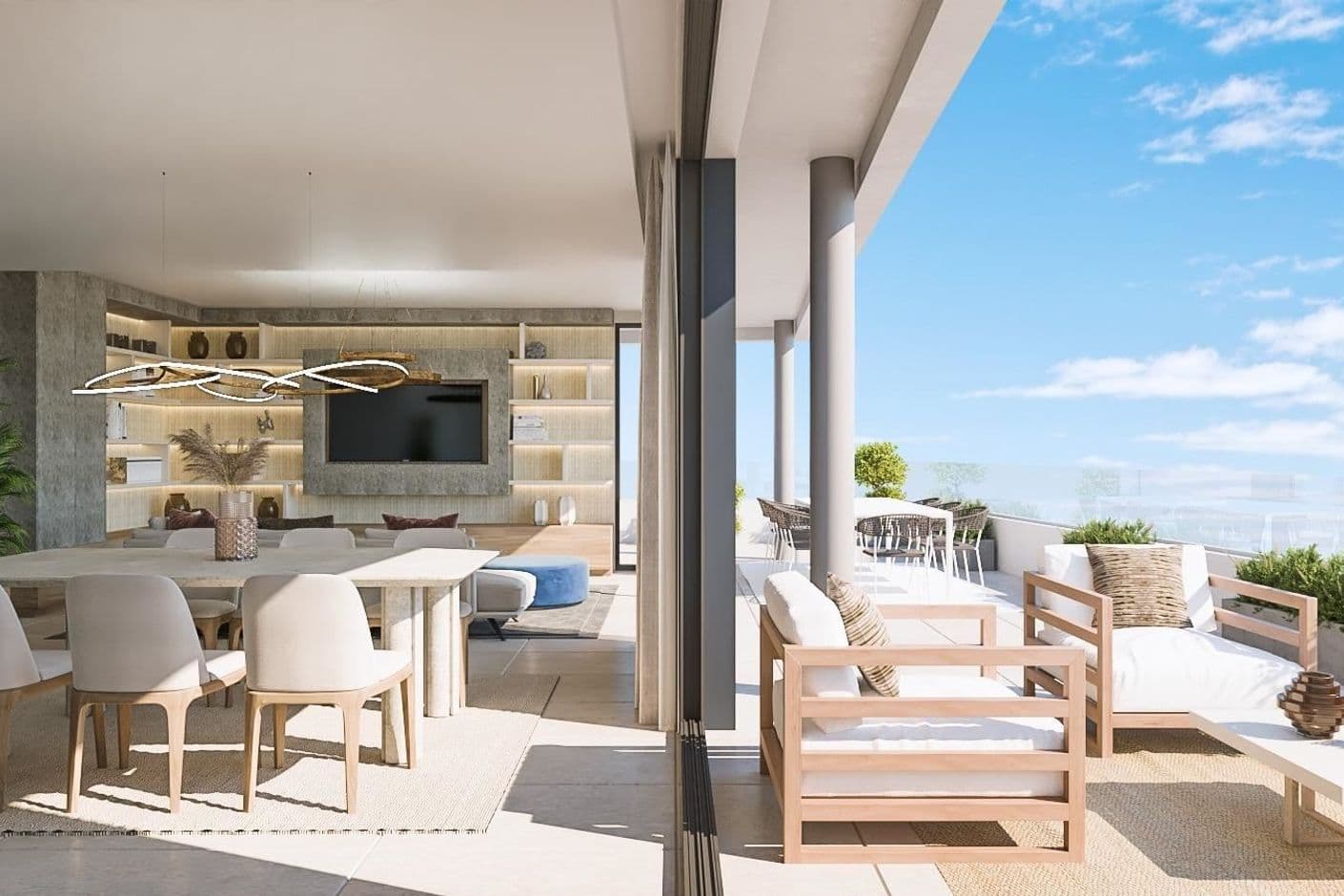 Drömlika vyer på lyxigt läge i Marbella