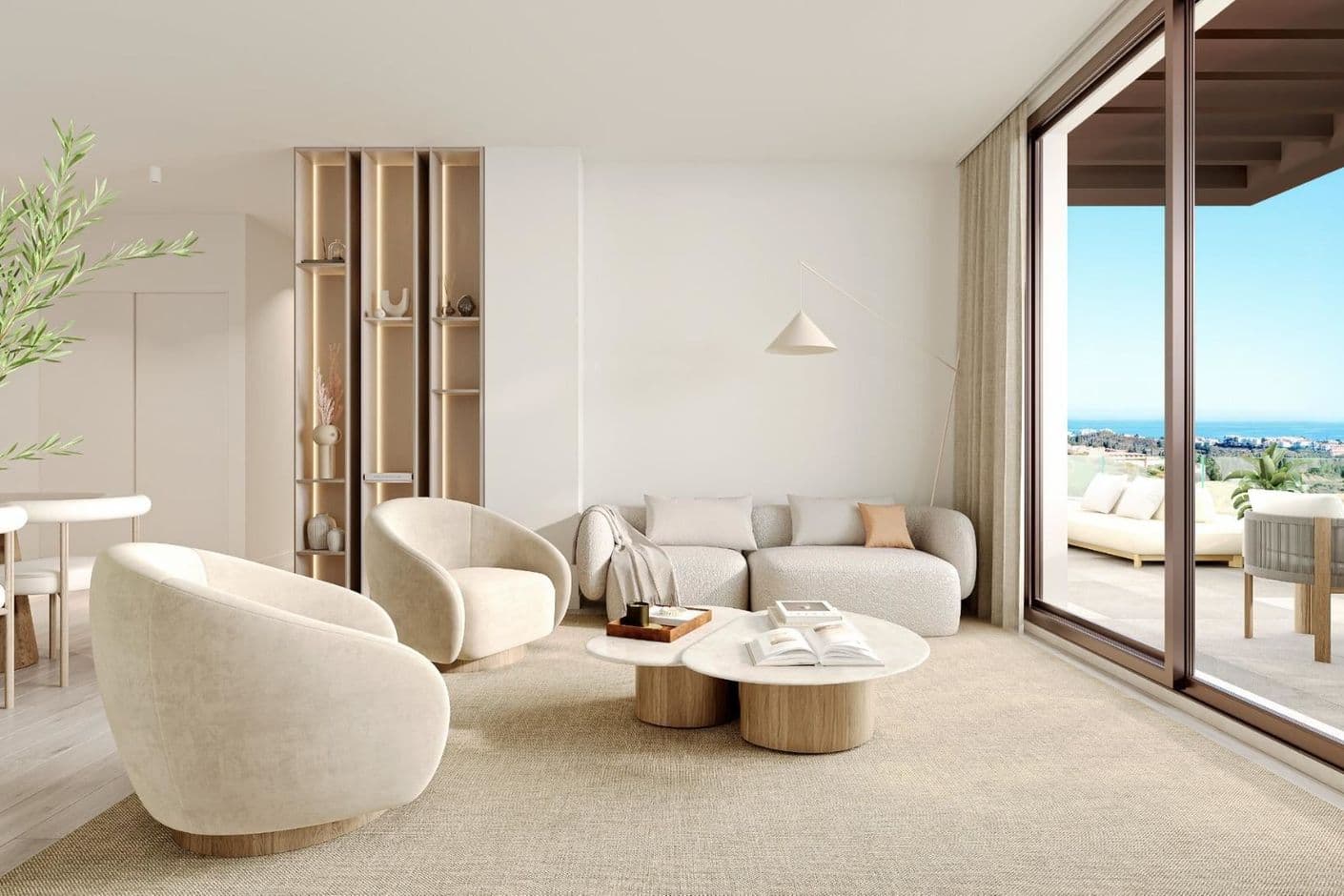 Enjoy a newly built apartment close to everything and with excellent communications