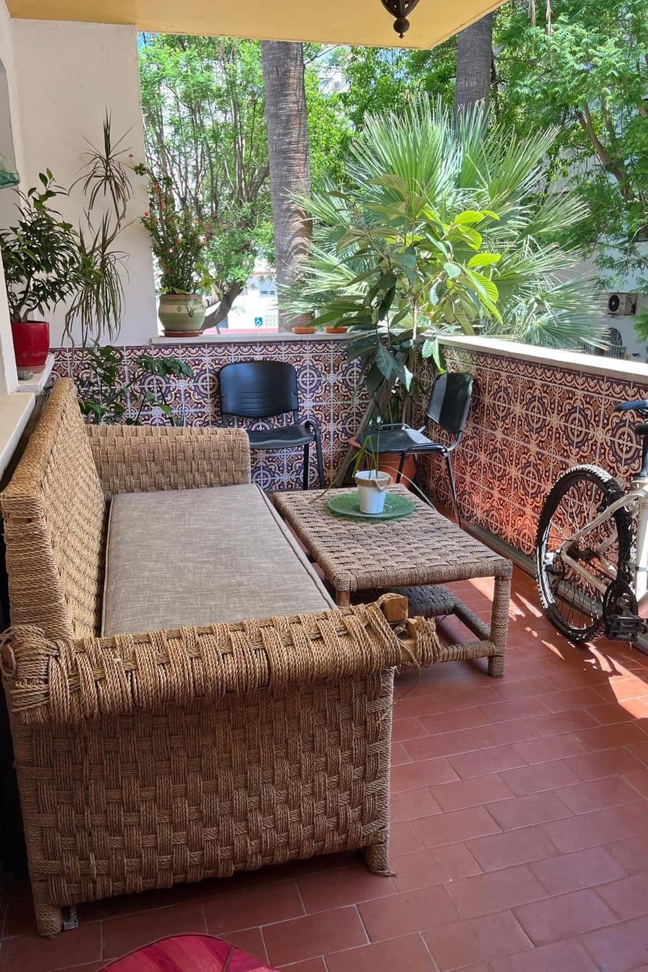 In the middle of the old town