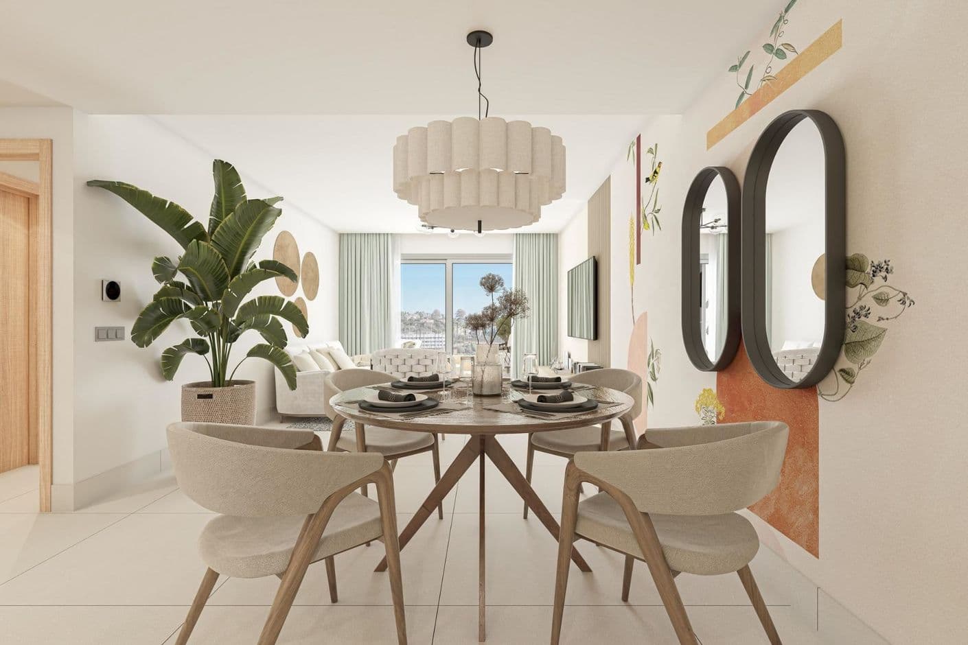 Nybyggd lägenhet i eftertraktade Bahía de las Rocas