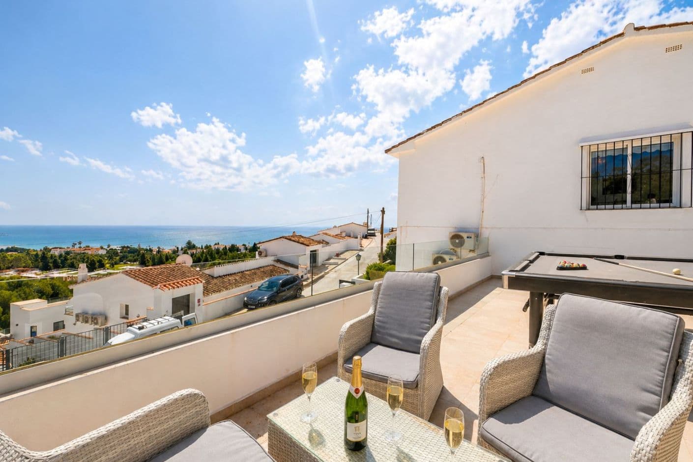 Villa med panorama utsikt