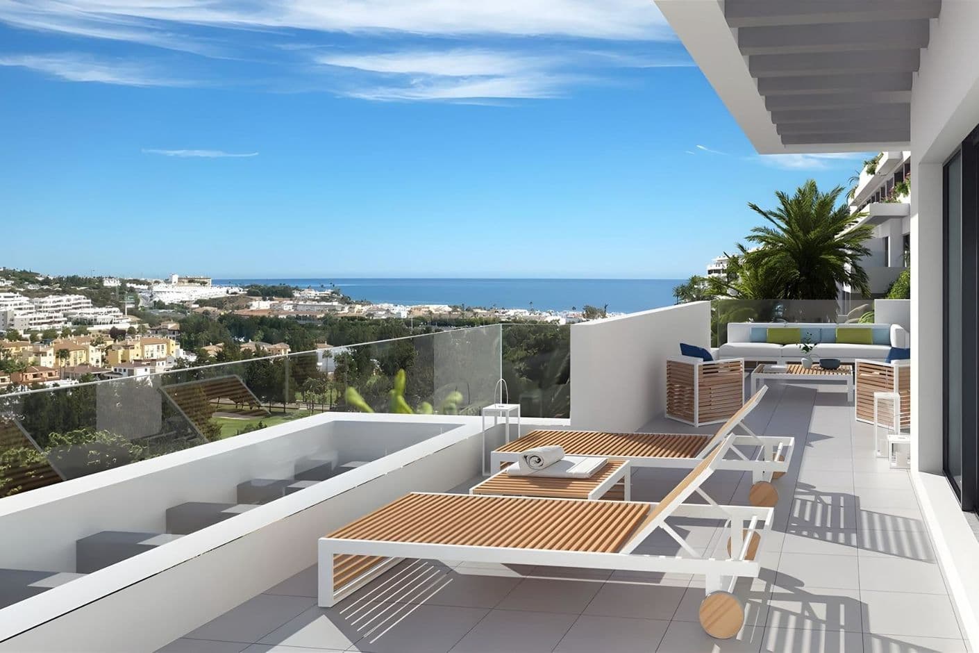 The best view of the Mediterranean at your home with proximity to everything