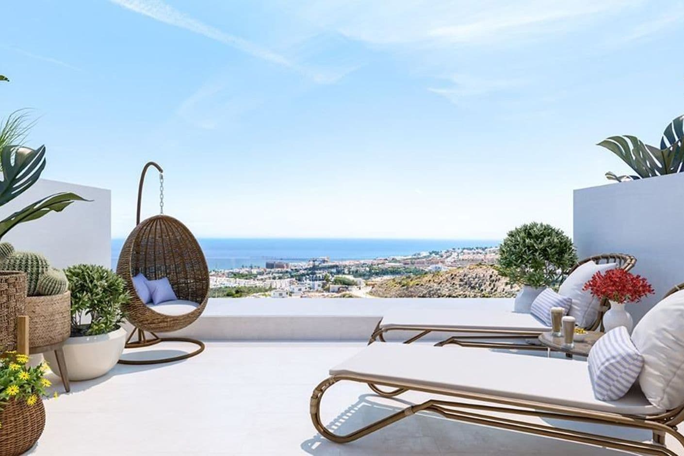 Enjoy 90 sqm terrace, resort facilities and an attractive location close to the beach
