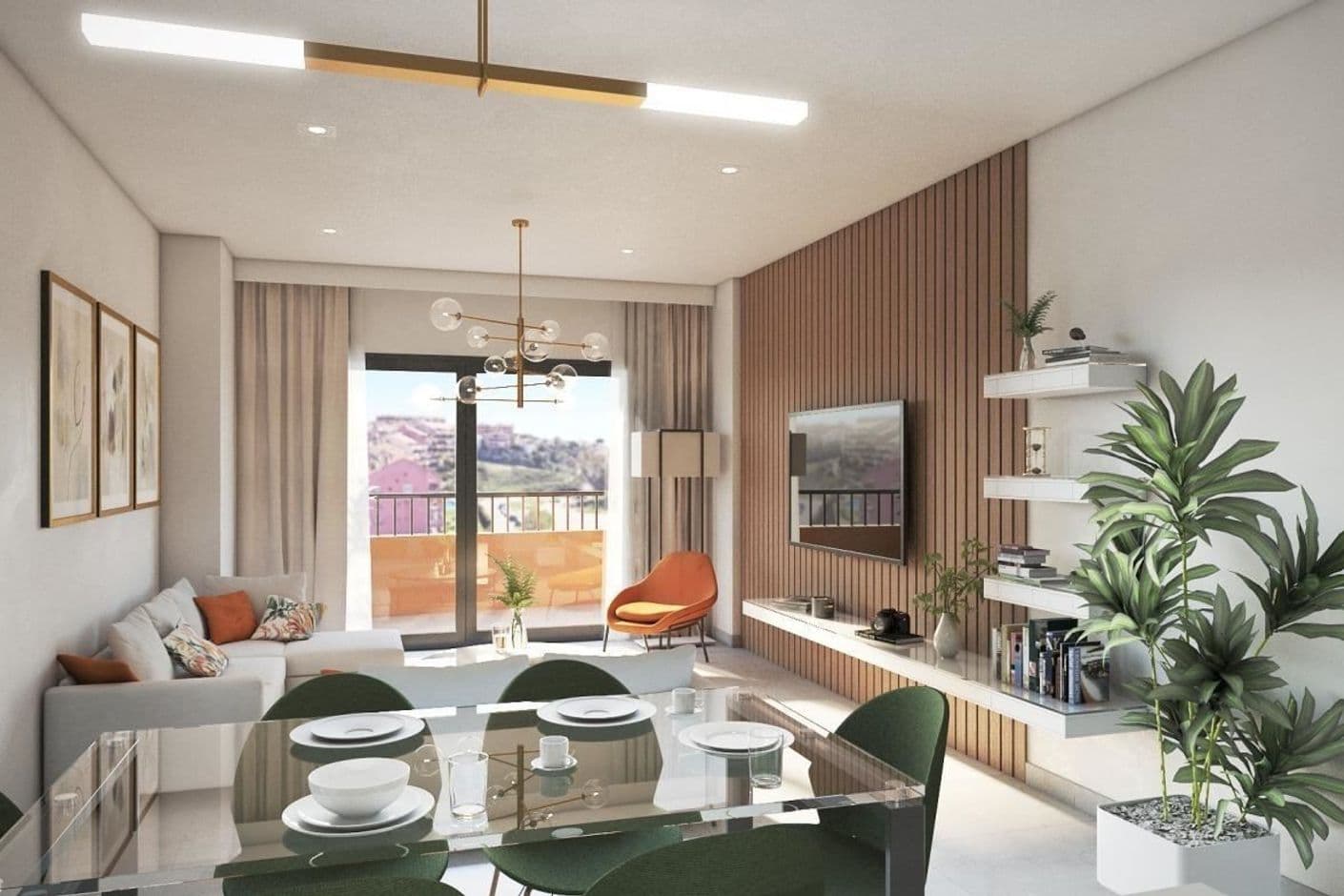 Nybyggd och modern lägenhet