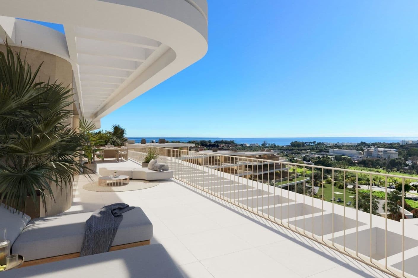 Apartment with 3 bedrooms and close to golf and beach