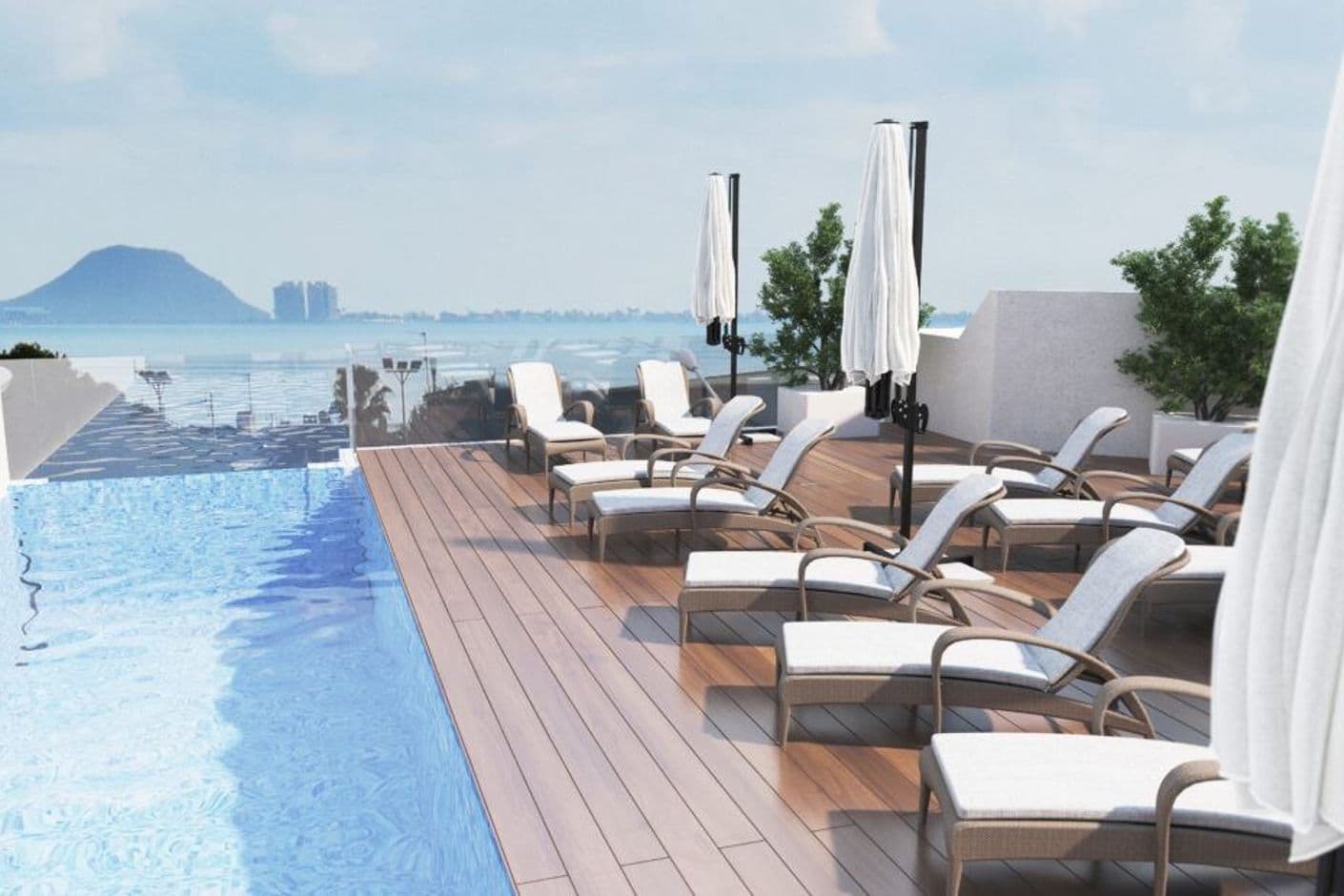 Costa Narejos III - Well-planned apartments with rooftop pool near the beach in Los Alcazares