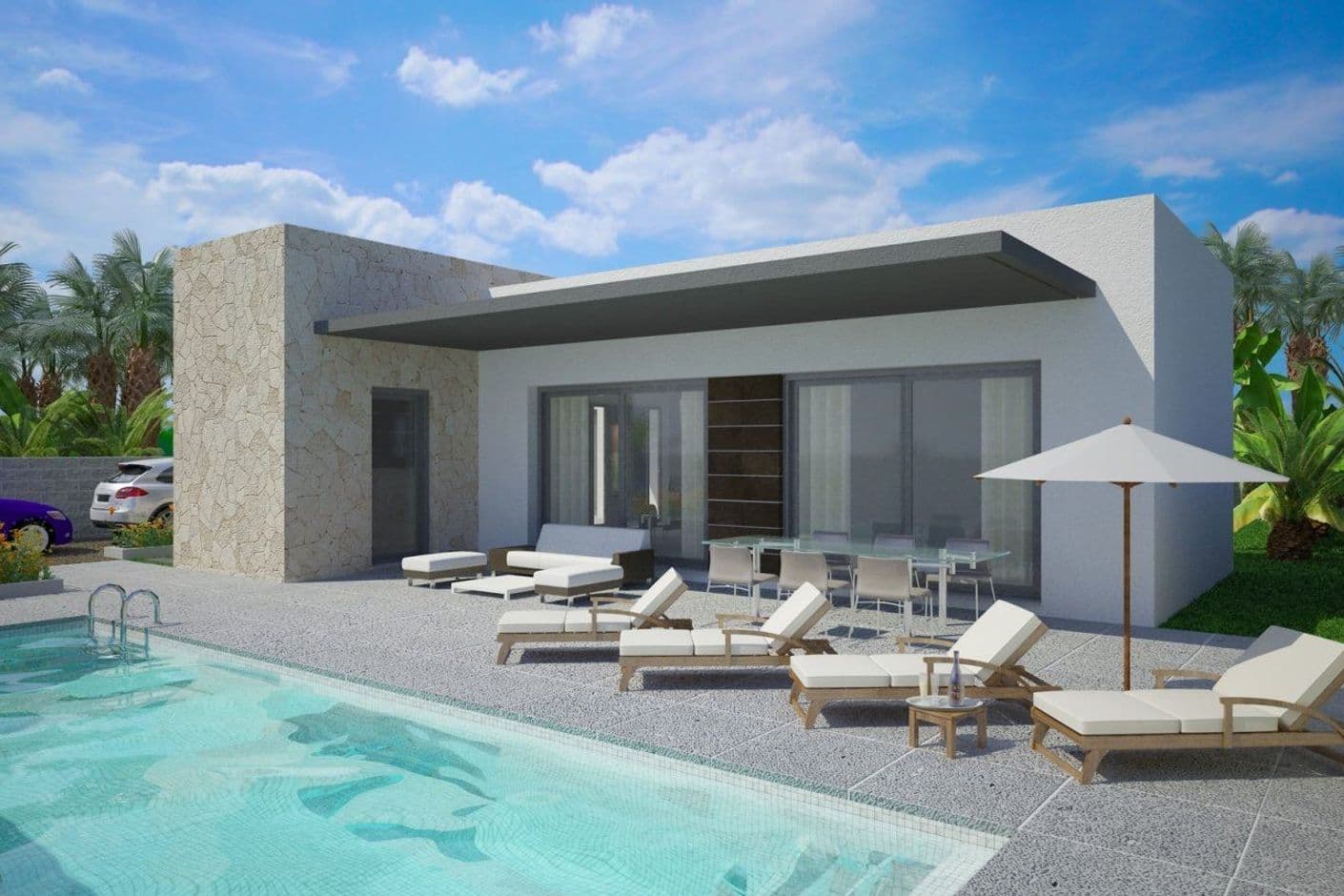 Villa Tara - Modern nybyggd villa i hjärtat av Benijófar