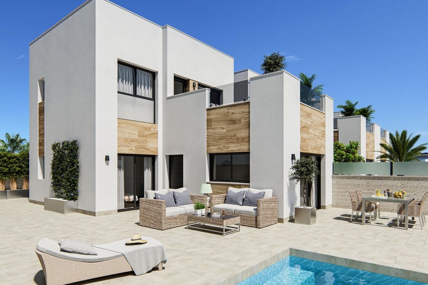 Newly built villas in Benijófar with pool – close to beach and golf!