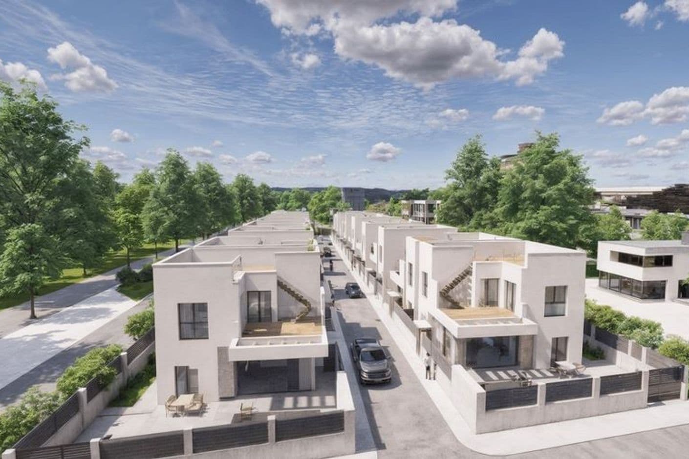 Exclusive villas with private pool and modern architecture