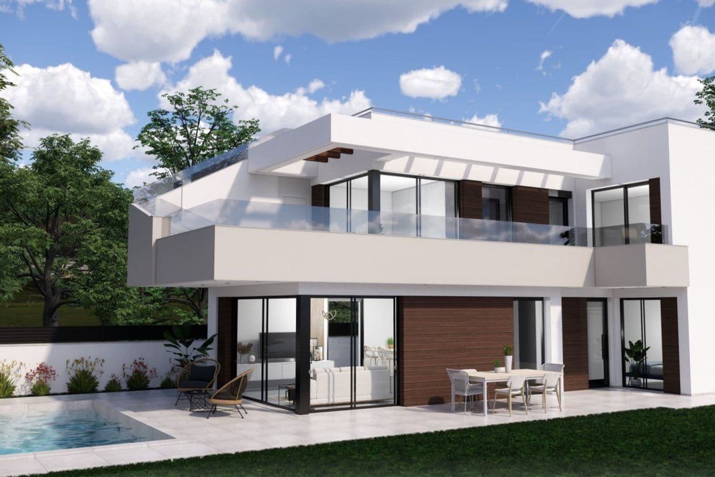 New build villas in pilar de la horadada on the golf course
