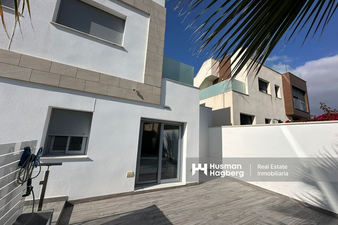 Modern villa with private pool and roof terrace