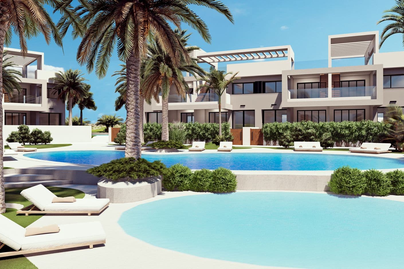 Nalia Resort - Stilrent med terrasser och poolområde i Los Balcones