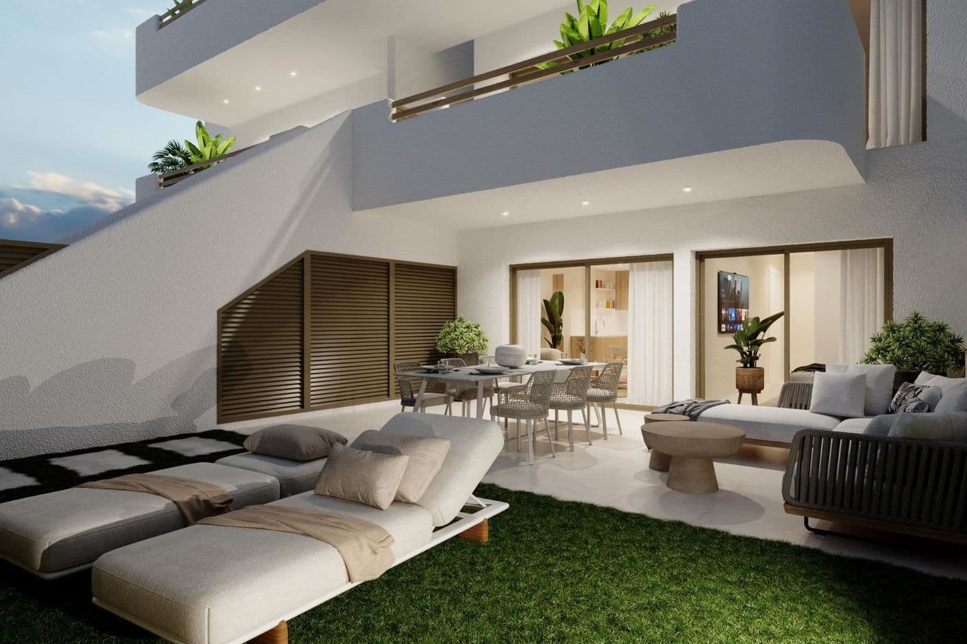 Nybyggda bungalows - modernt boende nära havet