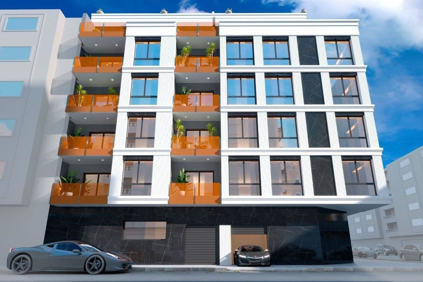 Nybyggda moderna lägenheter - 600 meter från stranden