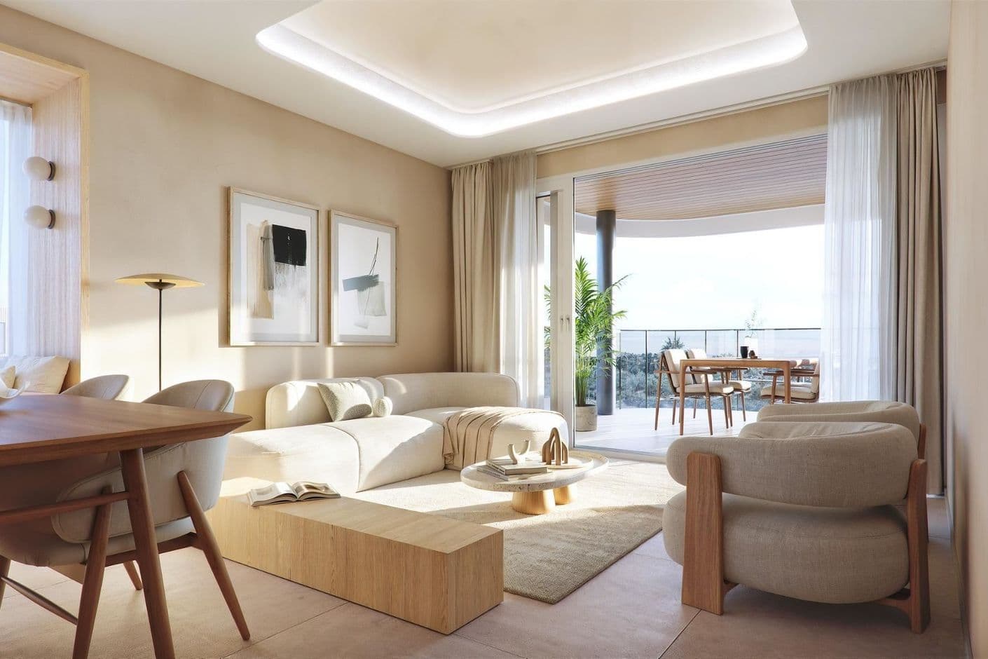Exklusiv penthouse-lägenhet med privat takterrass