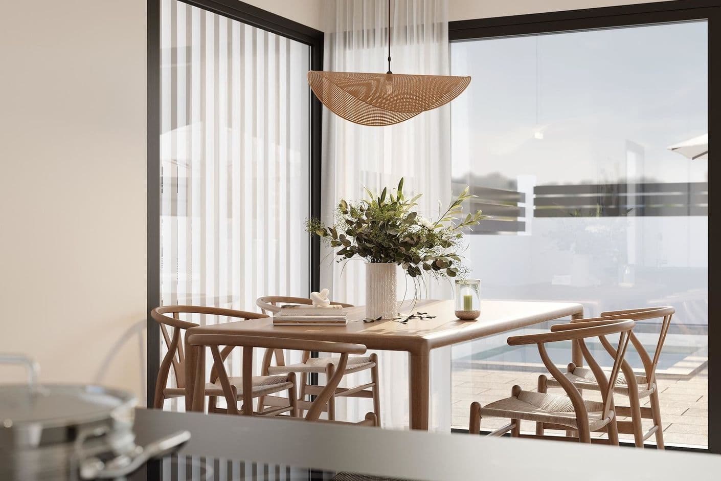 Ett modernt hem med ljus, rymd och skandinavisk elegans