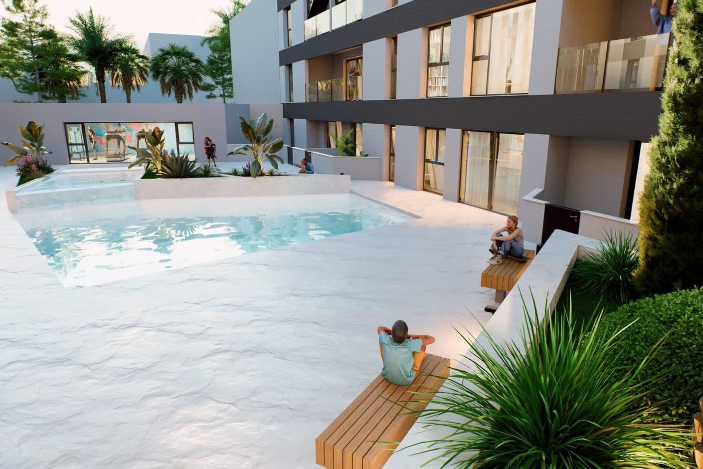 Nya moderna lägenheter med soliga terrasser och ett liv nära havet