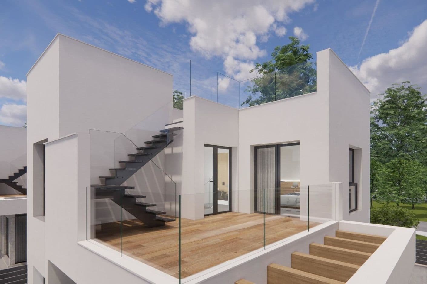 Modern, newly built villas in La Herrada Los Montesinos with private pool