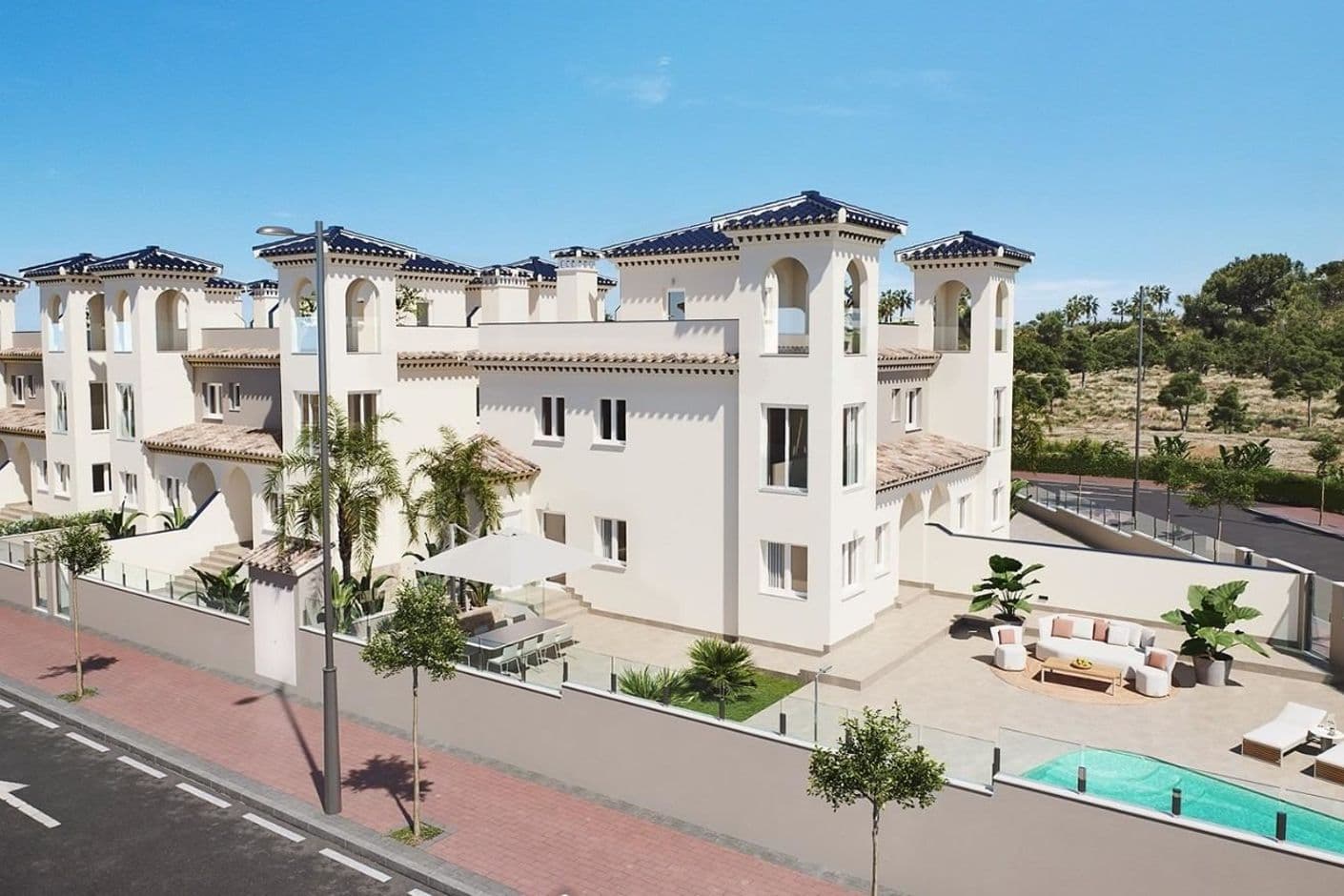 Modern Mediterranean-style homes with plenty of space for the whole family